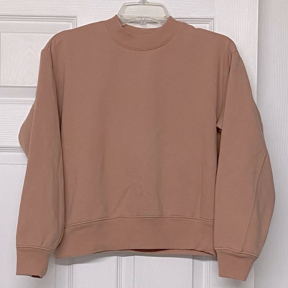 A New Day BLUSH Pink Oversized Sweatshirt Sz XS
